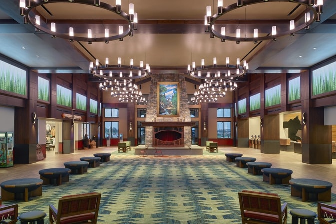 Lobby at Great Wolf Webster