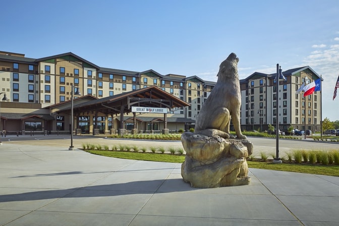 rendering of the waterpark resort in Webster TX