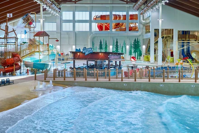 wave pool in water park in arizona