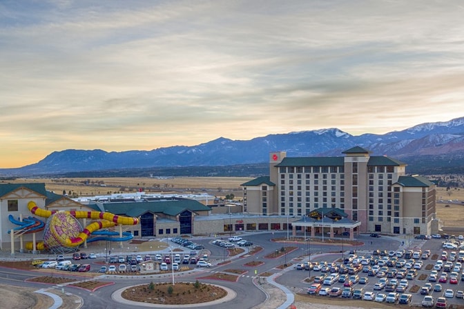 view of water park resort in colorado springs