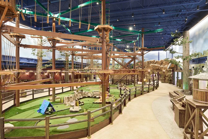 Ropes course in Manteca