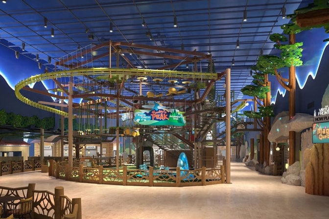 Great Wolf Lodge ropes course