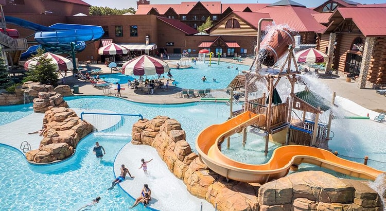 image of Half moon lake water slide at Wisconsin Dells