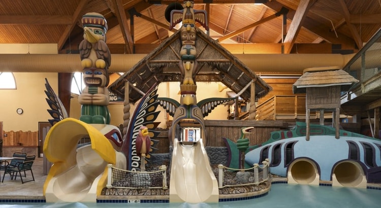 Whooping hollow waterslide at Great Wolf Lodge Wisconsin Dells