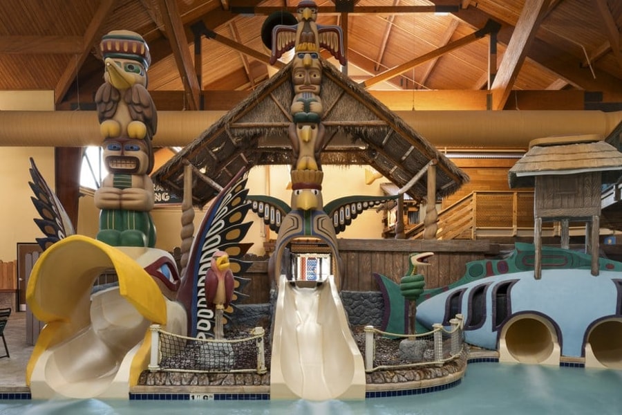 Whooping hollow waterslide at Great Wolf Lodge Wisconsin Dells