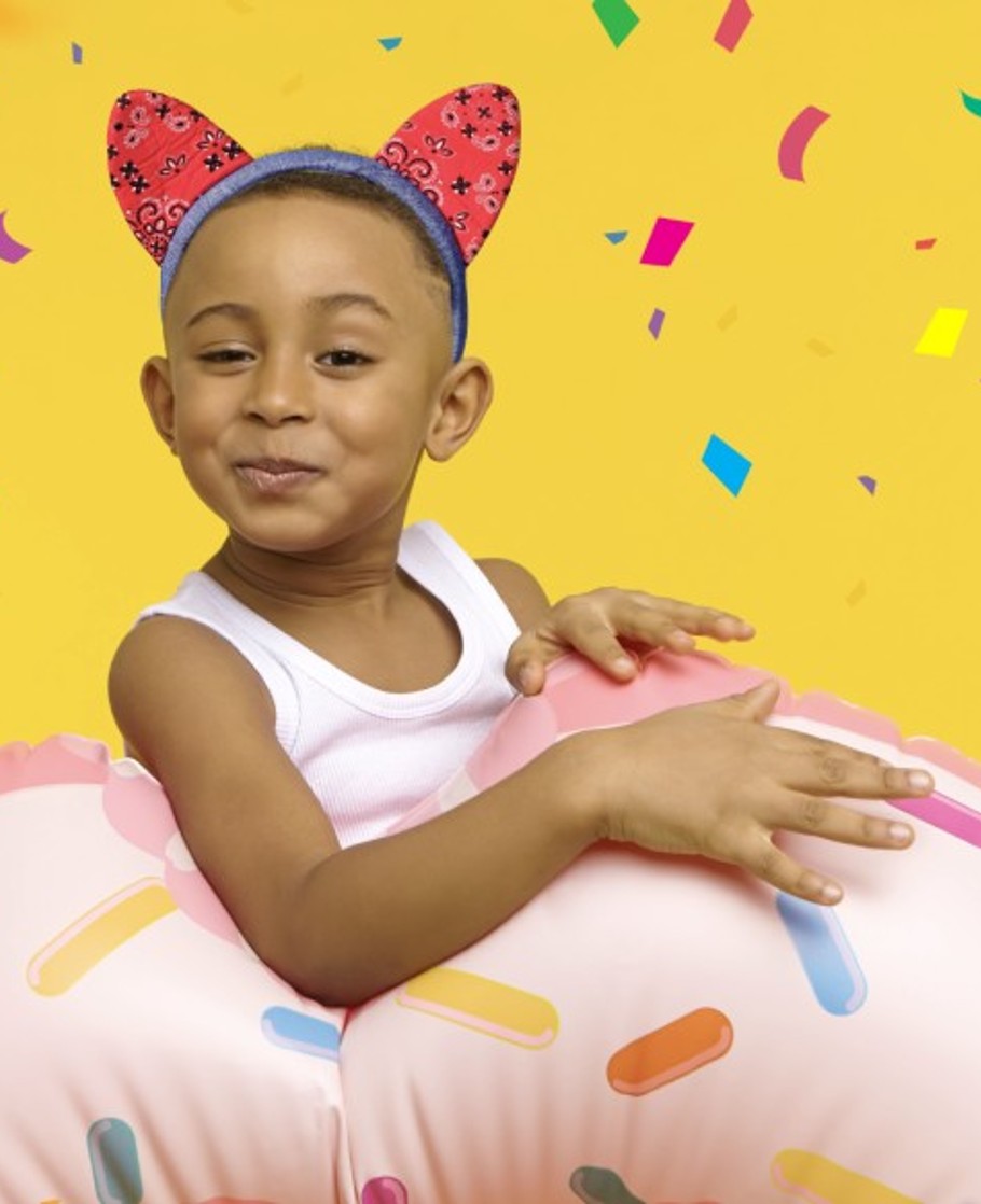 Girl enjoying birthday party at great wolf lodge