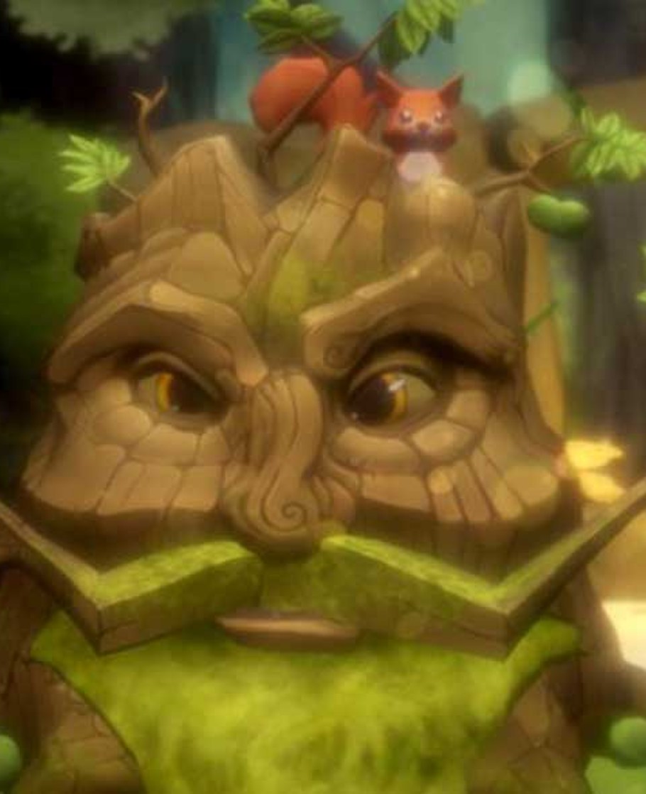 Gorgo the Blunt the Old Man in the Stump illustration