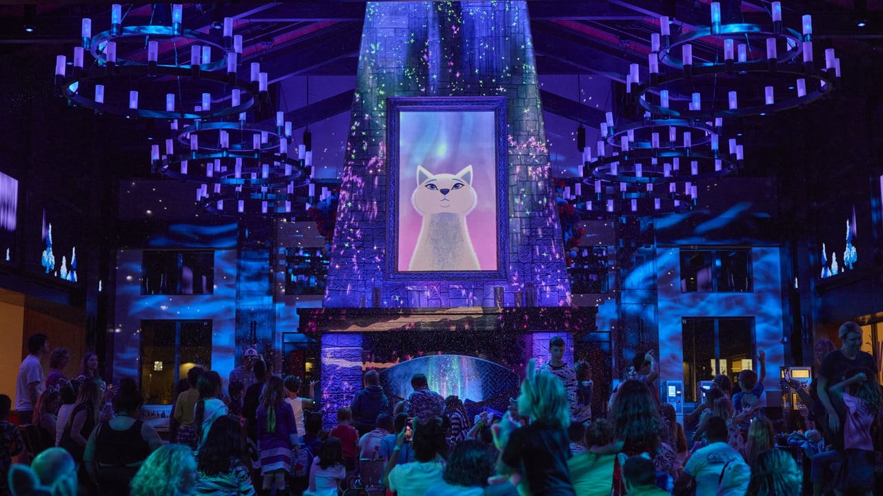 children watching an immersive experience show