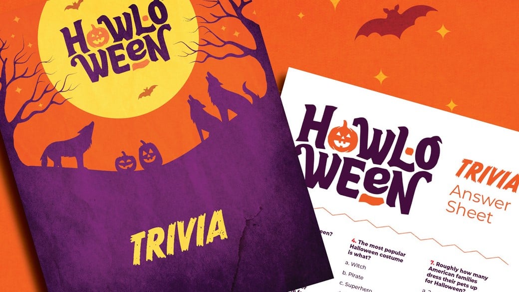 Trivia Howl-o-ween Card