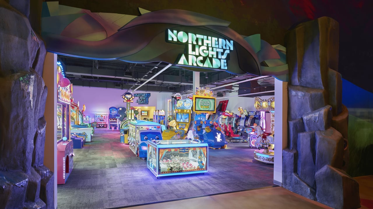 Northern Lights Arcade Entrance
