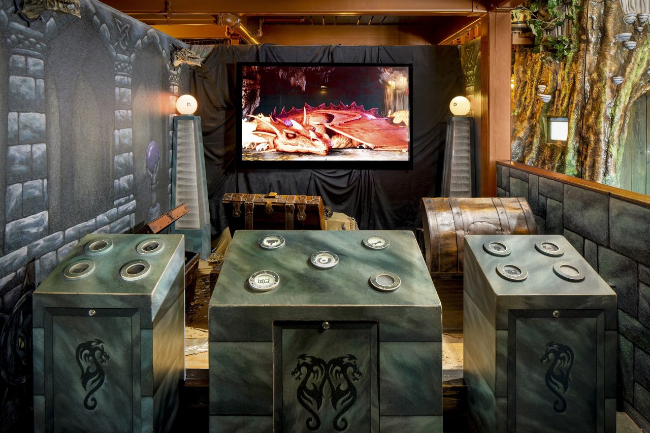 Inside view of the Magiquest area