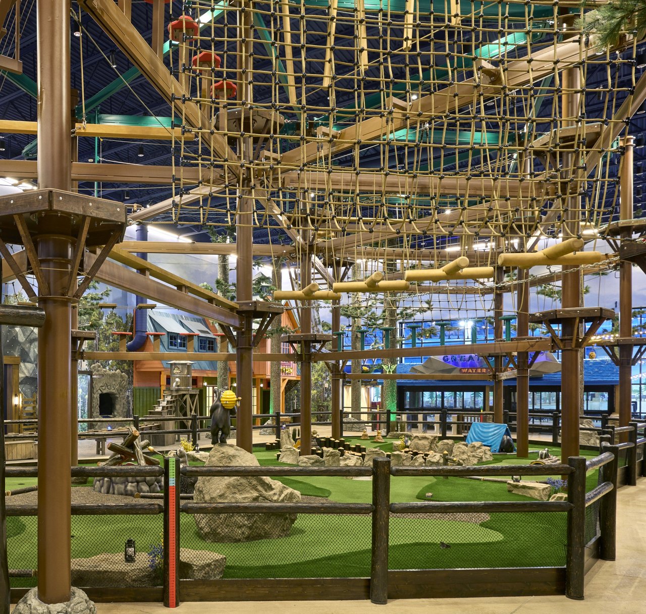 Surroundings of the golf course area