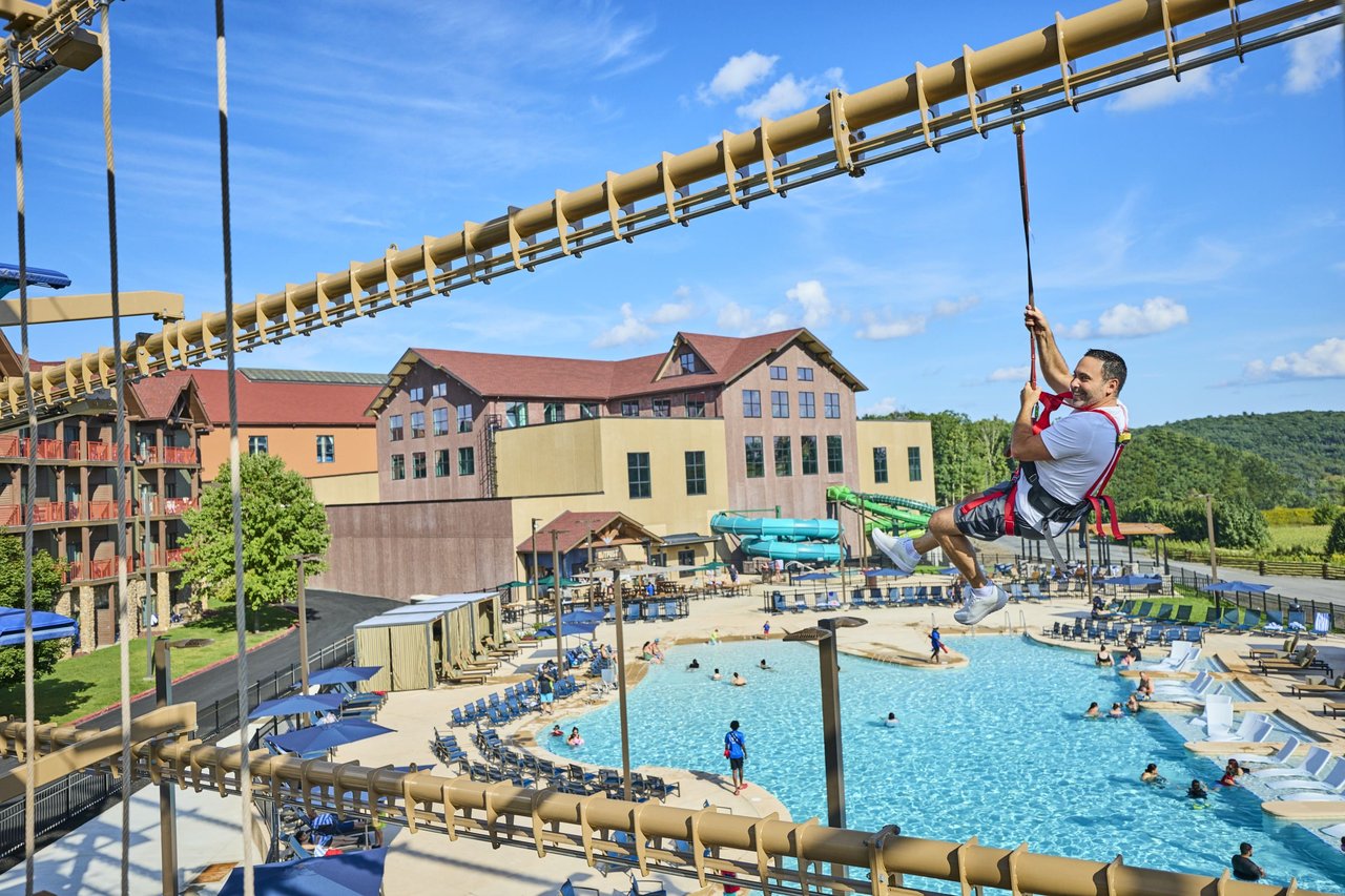 Overall structure of the ropes course