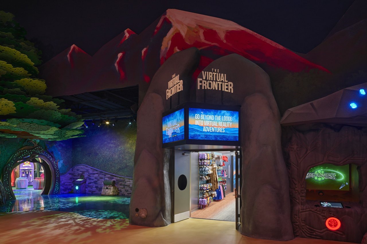 Entrance of the Virtual Frontier attraction in Foxwoods