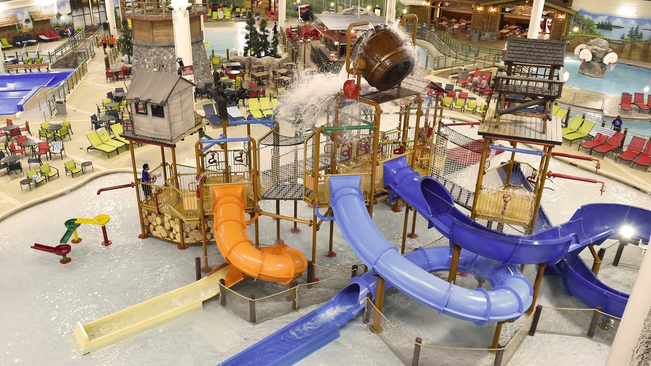 aerial view of the fort Mackenzie structure