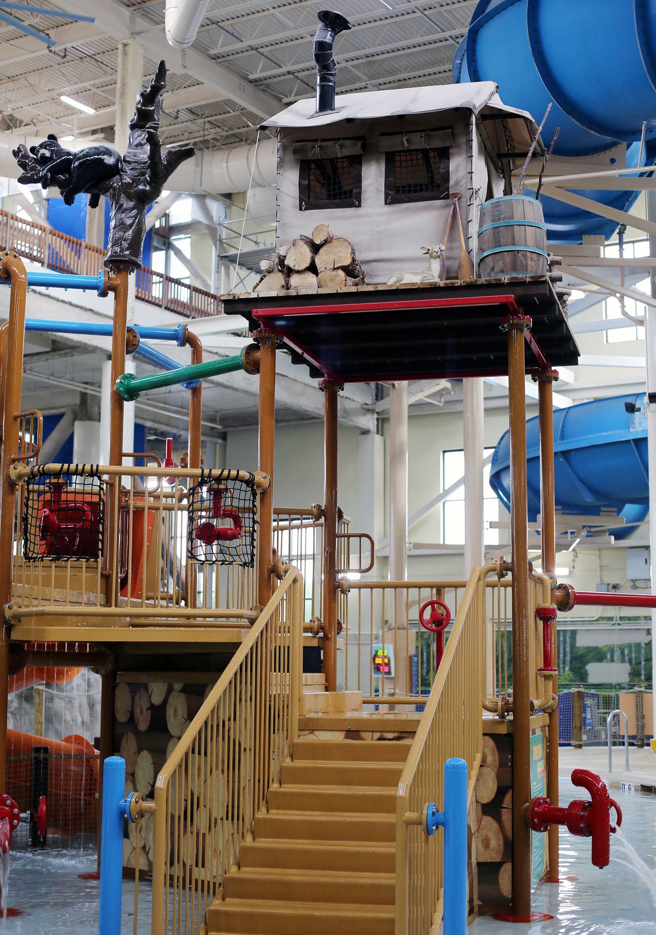 Stairs going to the Fort Mackenzie Tower