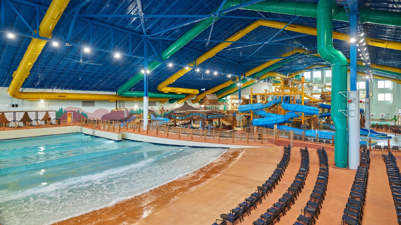 Slap Tail Pond wave pool entry area