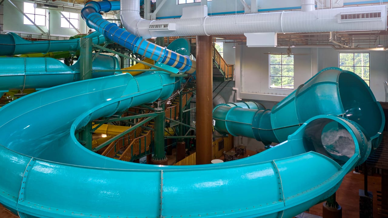 Aerial view of slidewinder