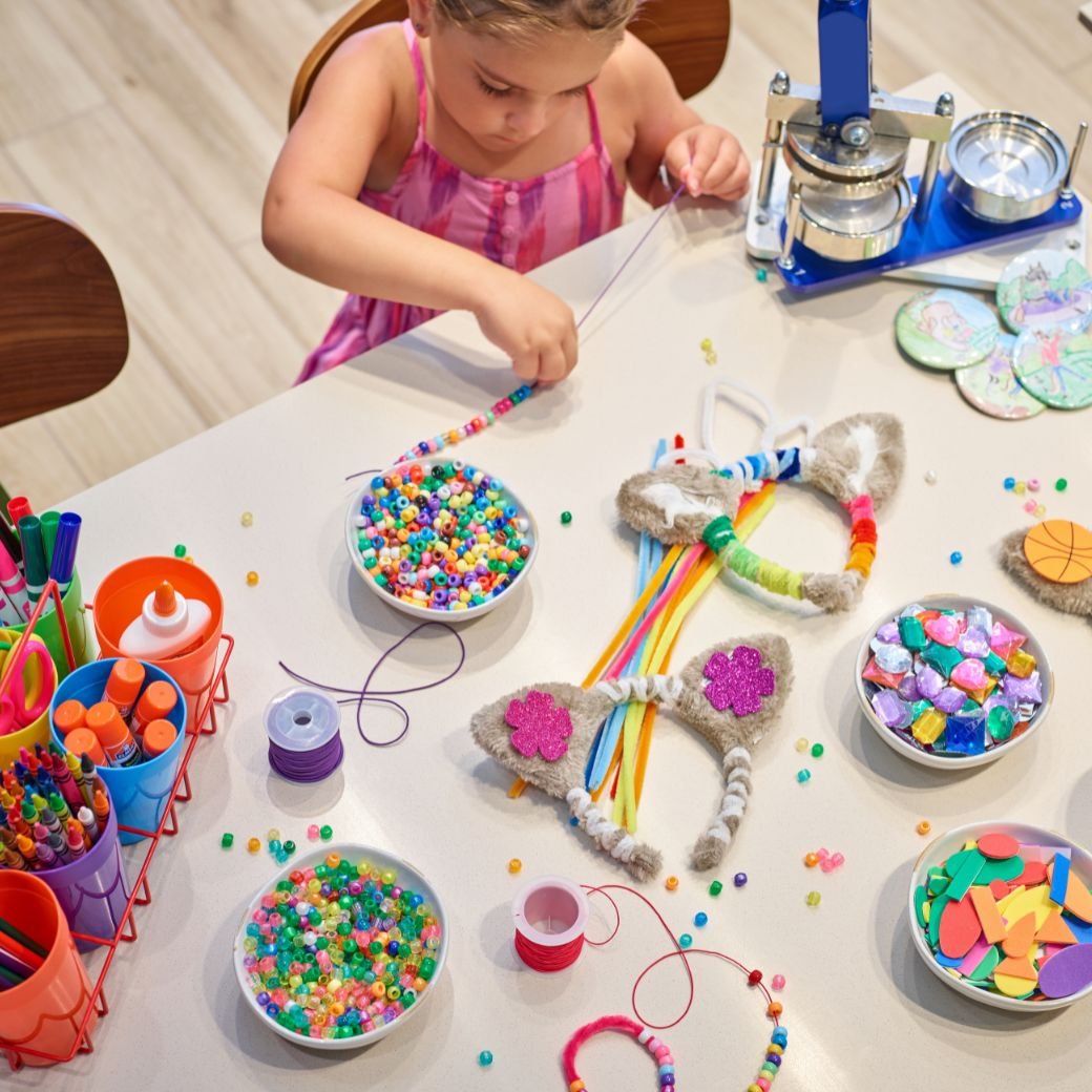 parents making art with kids