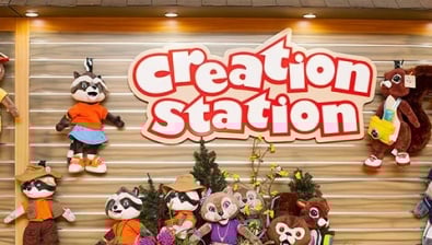 Creation Station at Great Wolf Lodge indoor water park and resort.