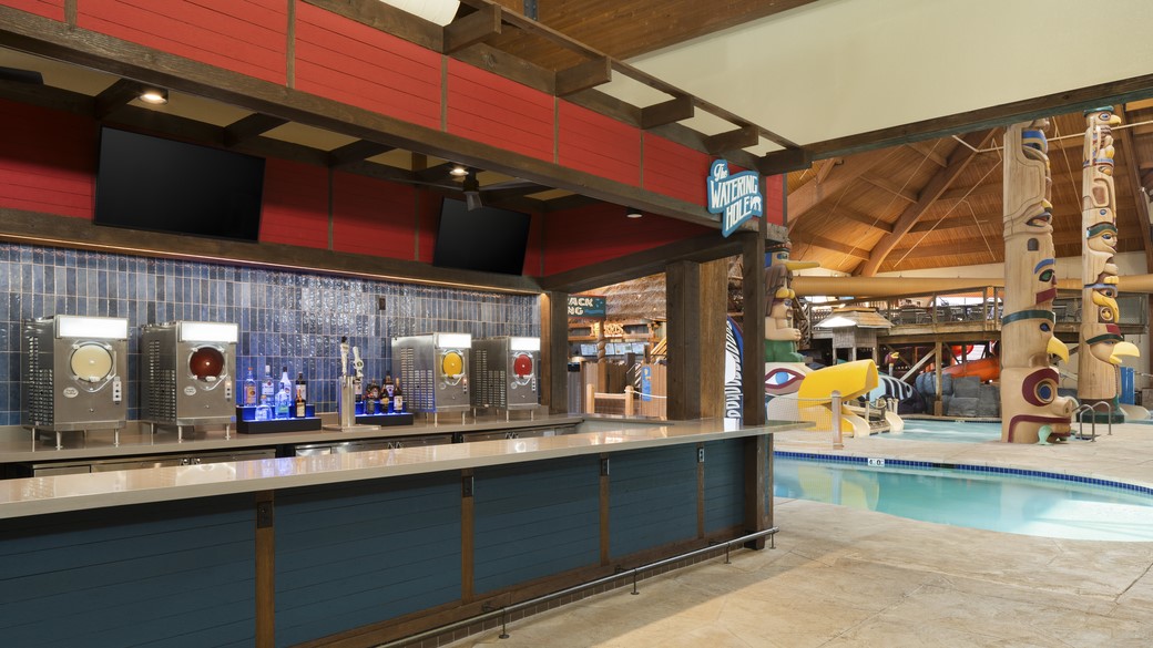 The bar at The Watering Hole