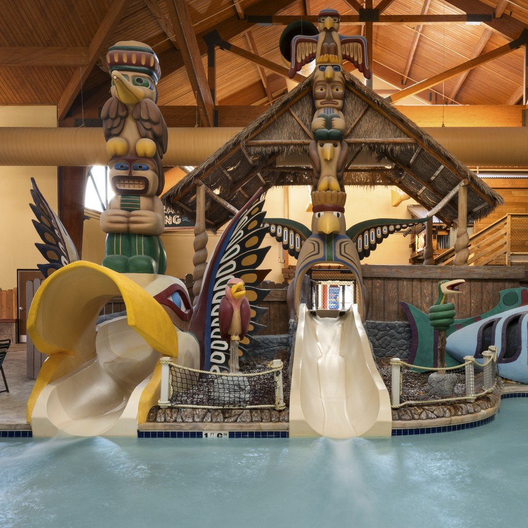 Whooping hollow waterslide at Great Wolf Lodge Wisconsin Dells