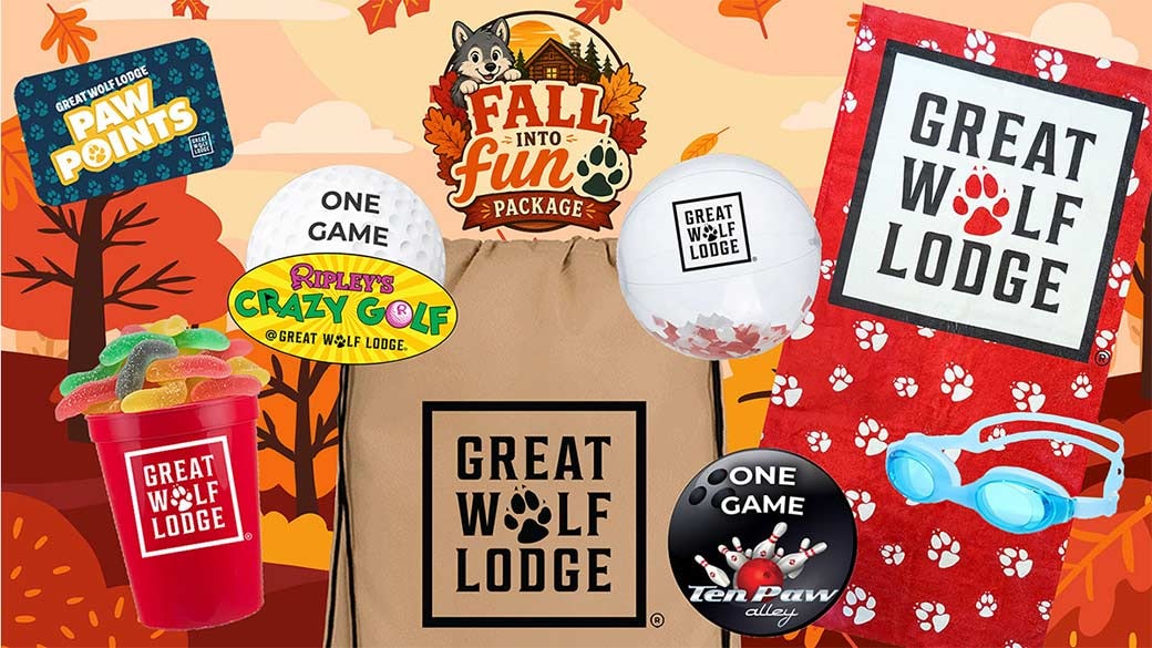 A variety of Fall into Fun package offerings