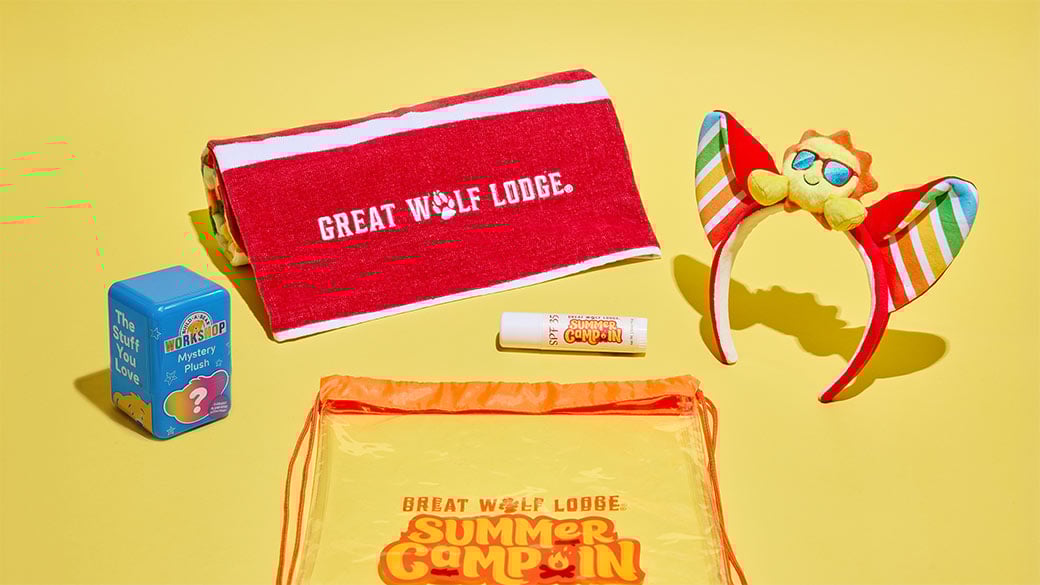 items included in the Great Wolf Summer Camp-In package