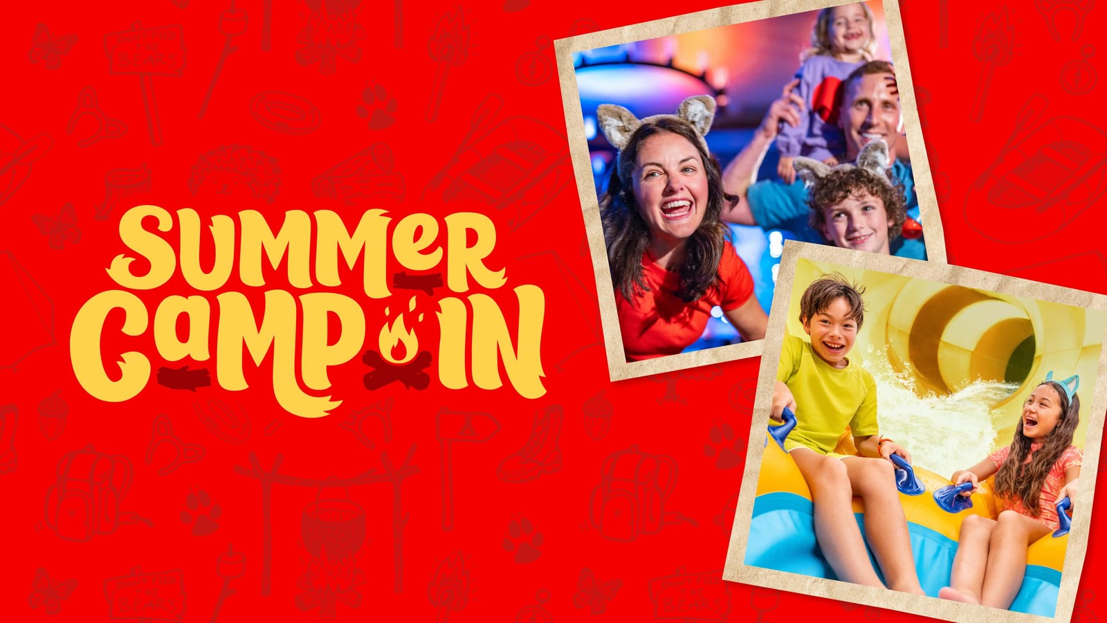 Illustration of Summer Camp-In at Great Wolf Lodge