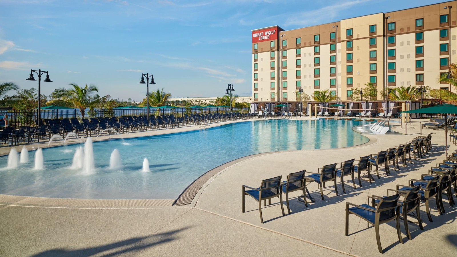 Outdoor pool at Great Wolf Lodge Arizona