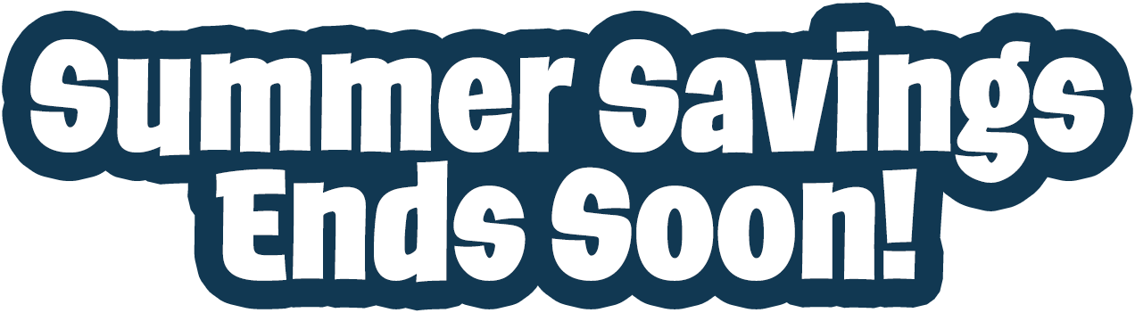 Summer Savings End Soon Logo