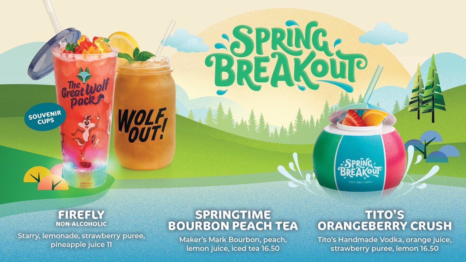 spring breakout seasonal drinks