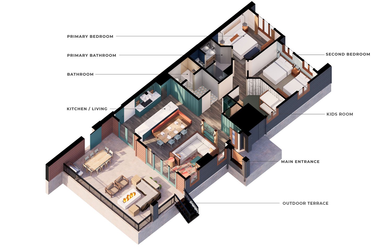 Villa dollhouse
