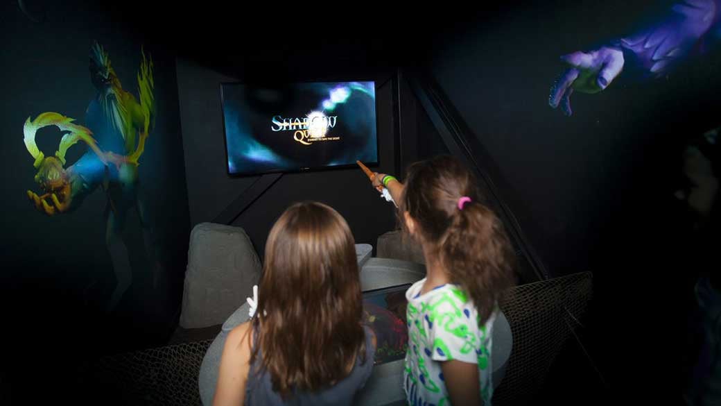 Kids enjoying at Shodow Quest