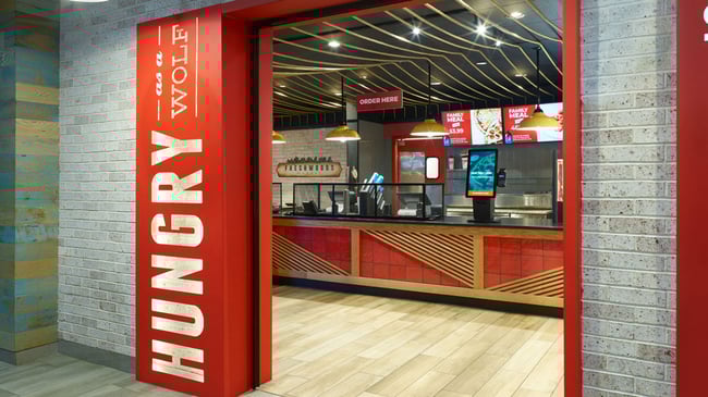 Entrance to Hungry as a Wolf