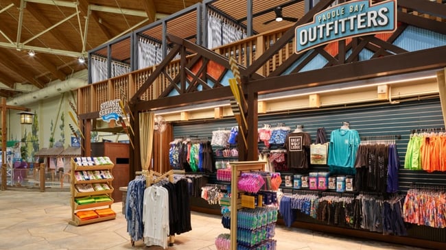 Paddle Bay Outfitters front desk