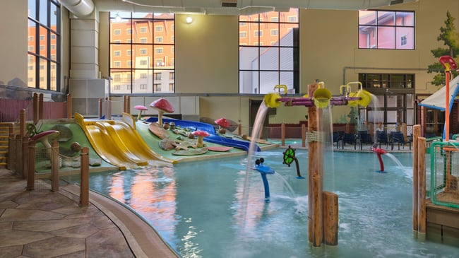 Kiddie splash pool