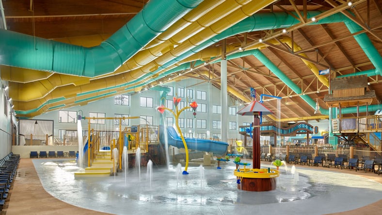 Wide view of otter springs