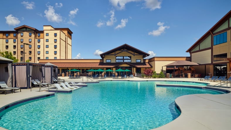 girl swimming under water