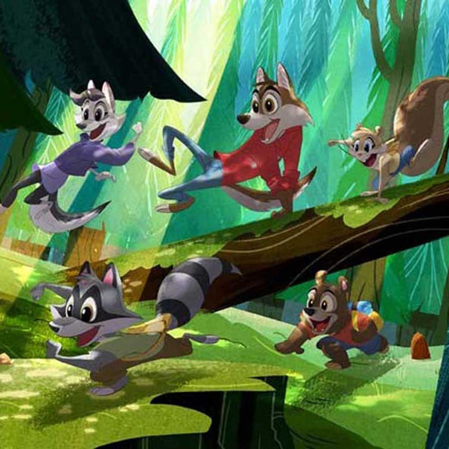 kids sitting in the main lobby with flower balloons playing bingo