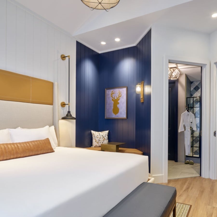 Poconos Villa Primary Bedroom