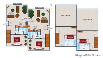 Floor plan of a cottage
