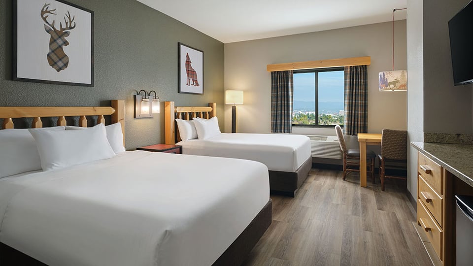 Queen suite in Great Wolf Lodge Anaheim