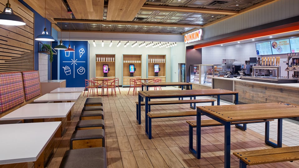 Dunkin restaurant in the Poconos