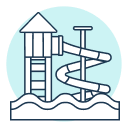 water park slide icon