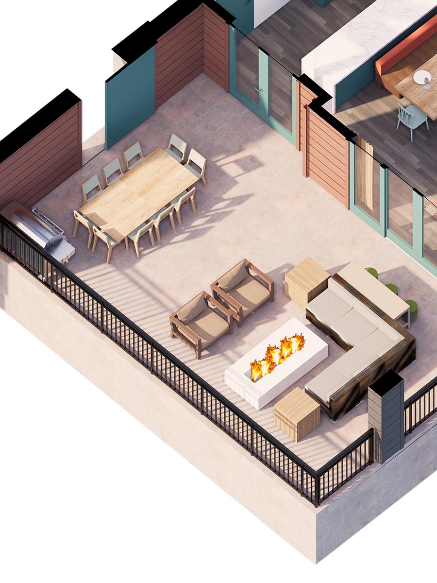 Terrace floorplan
