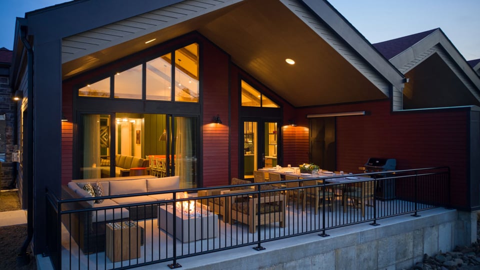 Villa terrace exterior