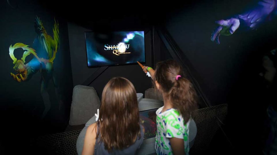 Kids enjoying at Shodow Quest