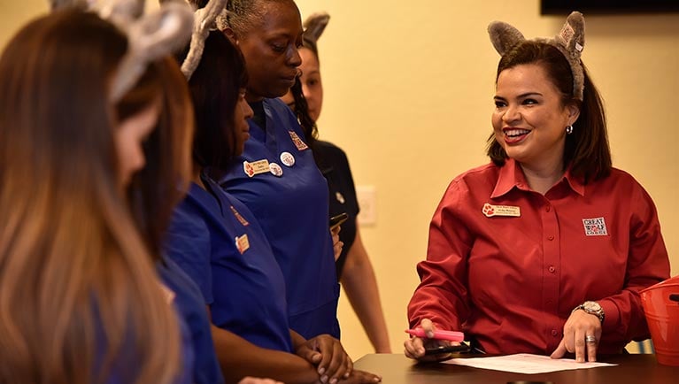 Guest service employees