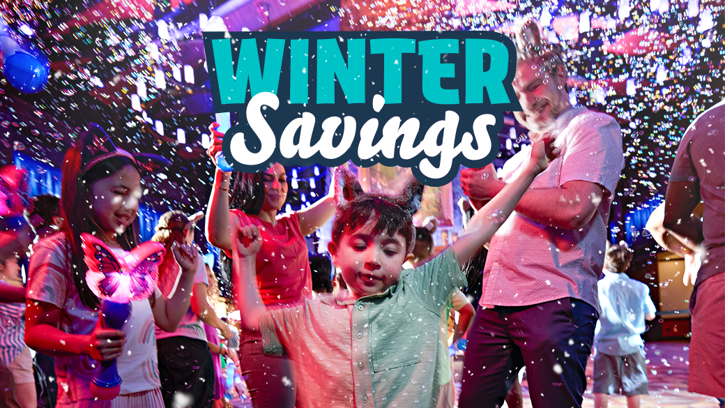 family dancing at a party